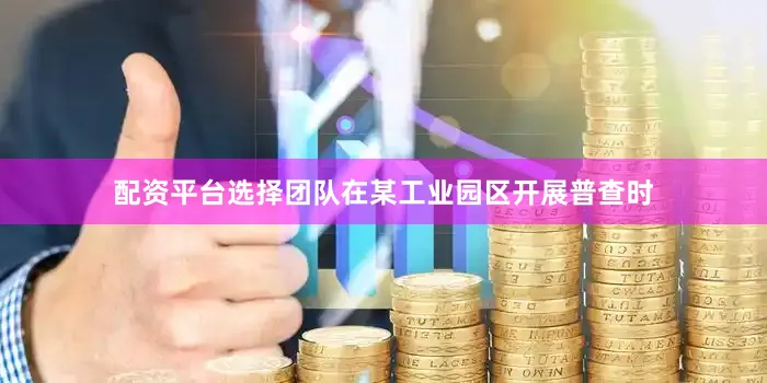 配资平台选择团队在某工业园区开展普查时